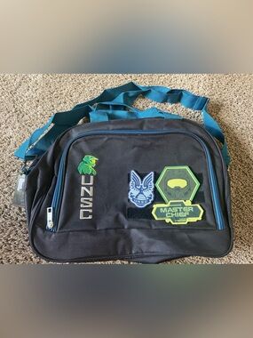Halo Infinite UNSC Tactical Gear Messenger Bag With Patches 2020